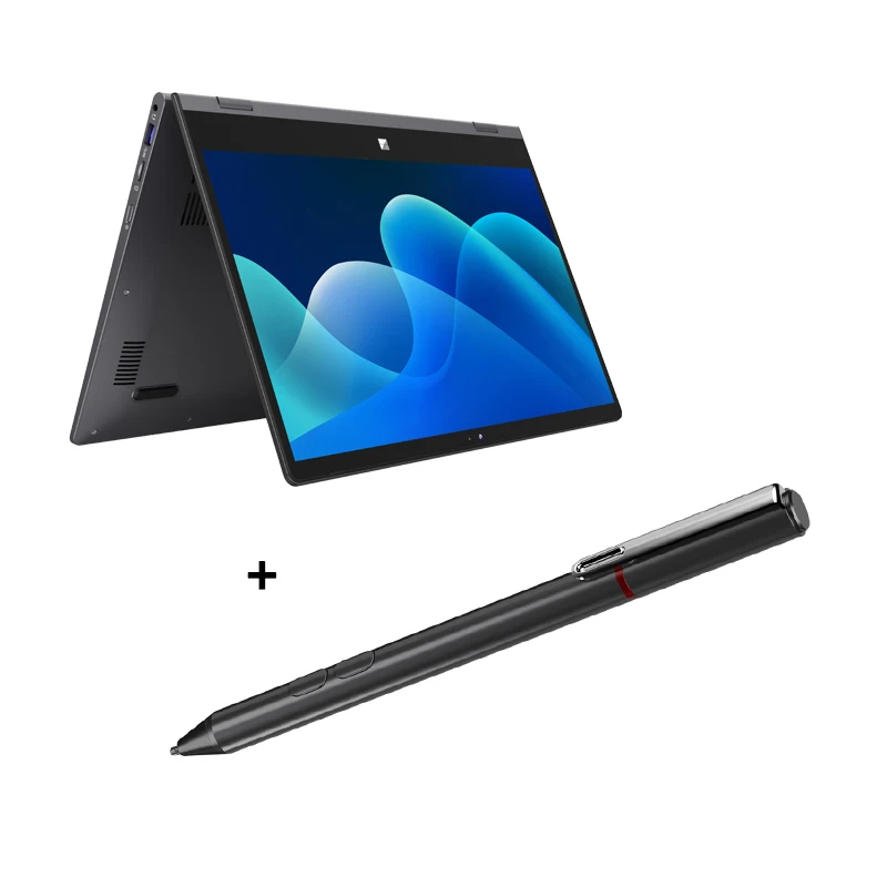 Laptop and Pen