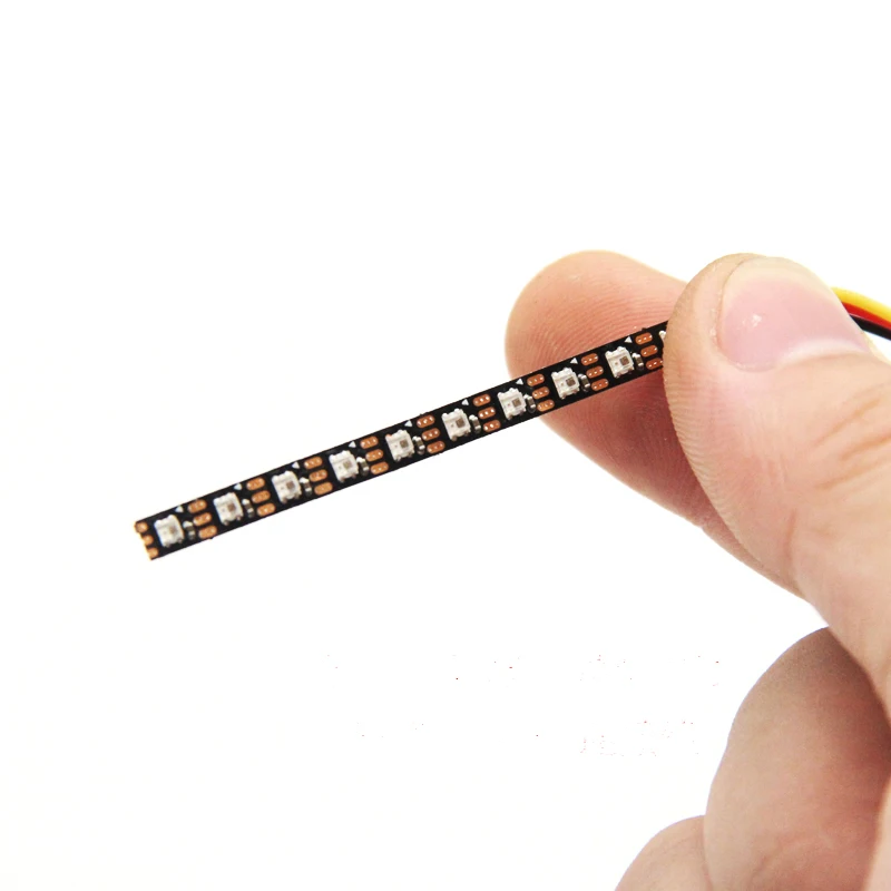 WS2812 Chip 3.5mm Width 5V Flexible Strip Board Built-in 10 / 20pcs 2020 RGB LED IC 50  / 100mm Length For RC FPV Racing Drones