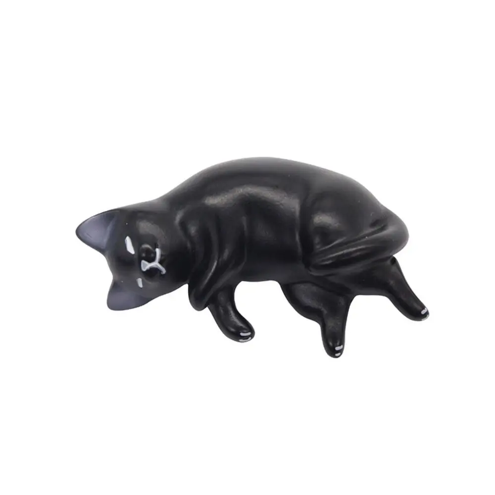 Lazy Cat Refrigerator Magnet Message Photo Wall Sticker Creative Cute Sleep Cat Home Decoration Accessories