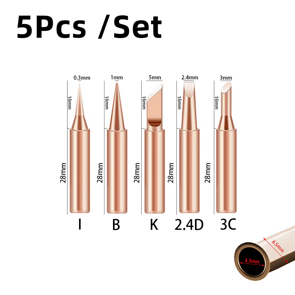 5pcs Copper