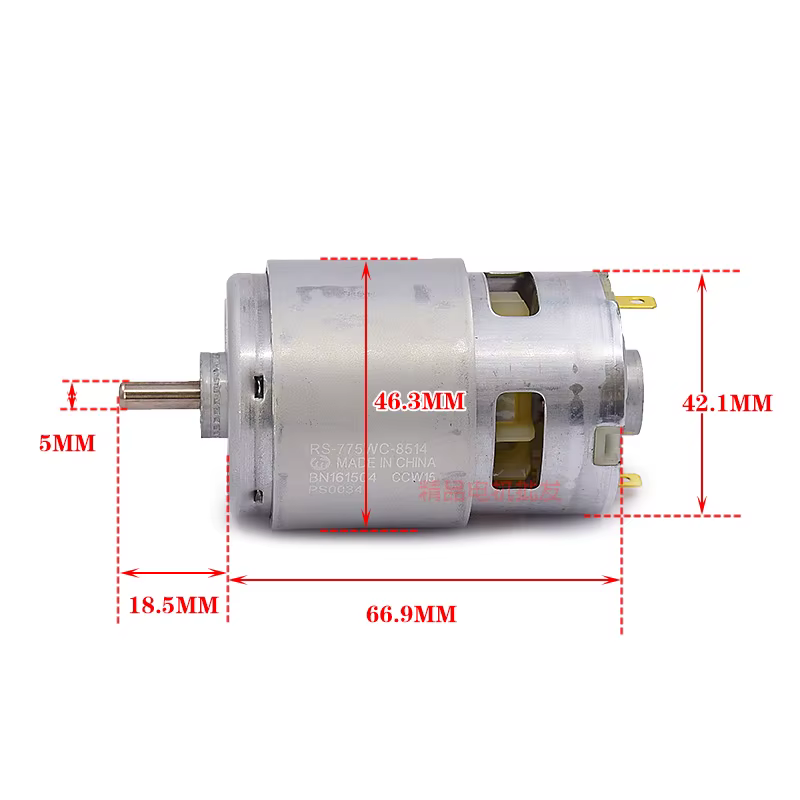 MABUCHI RS-775WC-8514 Motor DC 12V 14.4V 18V 19.2V High Speed Torque High Power 775 Motor For Electric Drill Screwdriver Saw