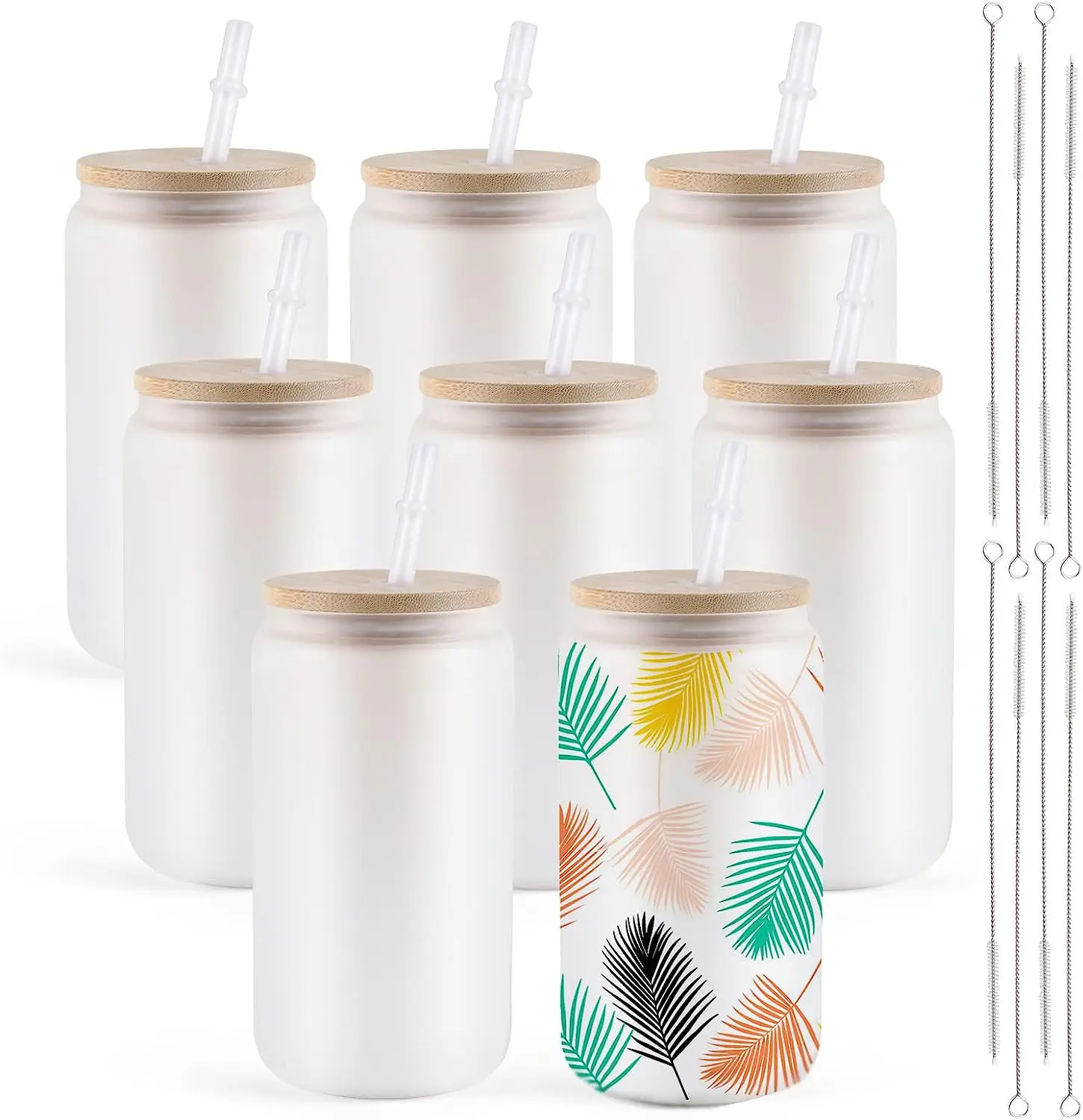 8pcs Frosted