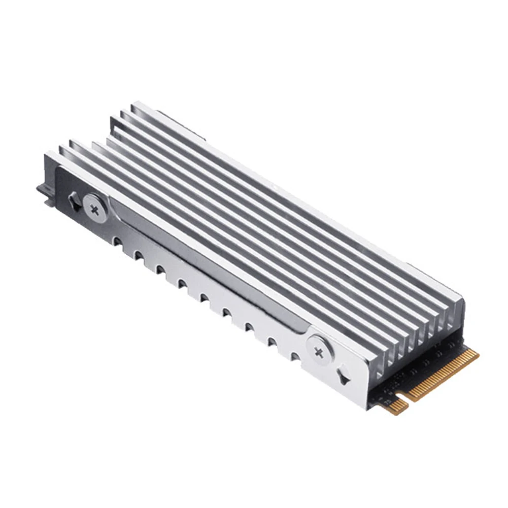 M.2 2280 SSD Cooler Radiator NVME Heat Radiator For PS5 Game Console Heat-resistance SSD Cooling Heat Sink With ThermalPad Black