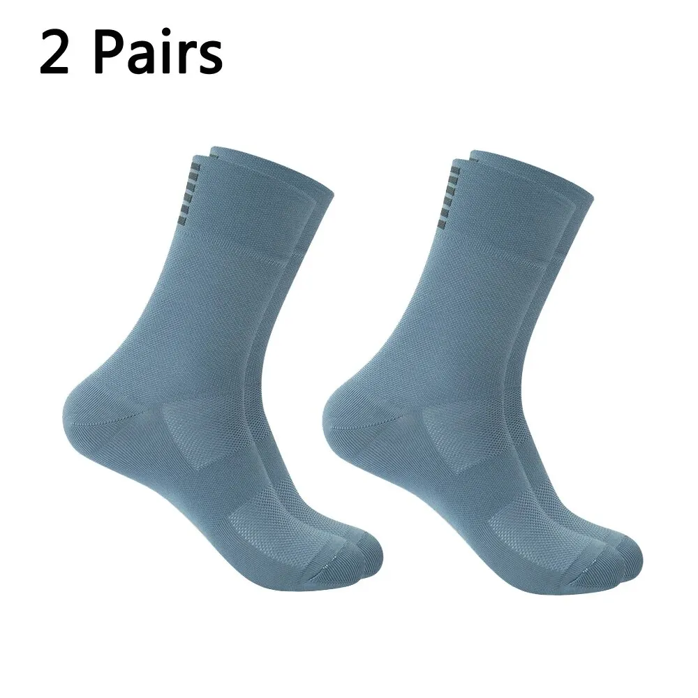 2 Pais High Quality Profession Team Men Women Cycling Socks Bike Socks Breathable Bicycle Socks Outdoor Sportswear Racing Socks