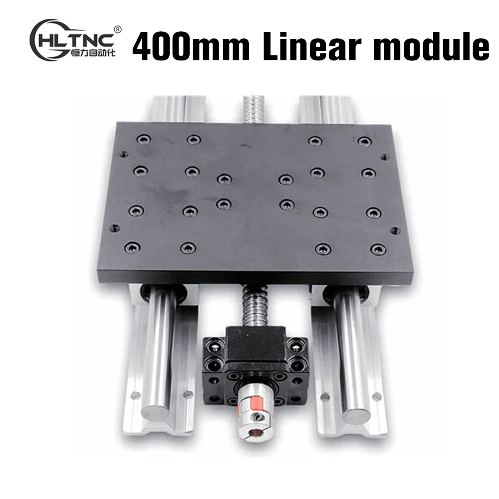 400mm Sliding Table and Linear Module with SFU1605 Ballscrew and SBR16 Rails for z axis gantry of cnc milling router machine