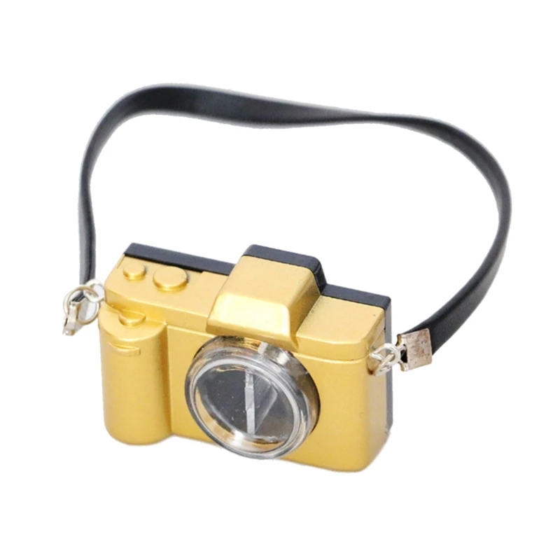 1/12 Dollhouse Mini Camera Model Newborn Photography Props Doll Baby Studio Shooting Photo Accessories