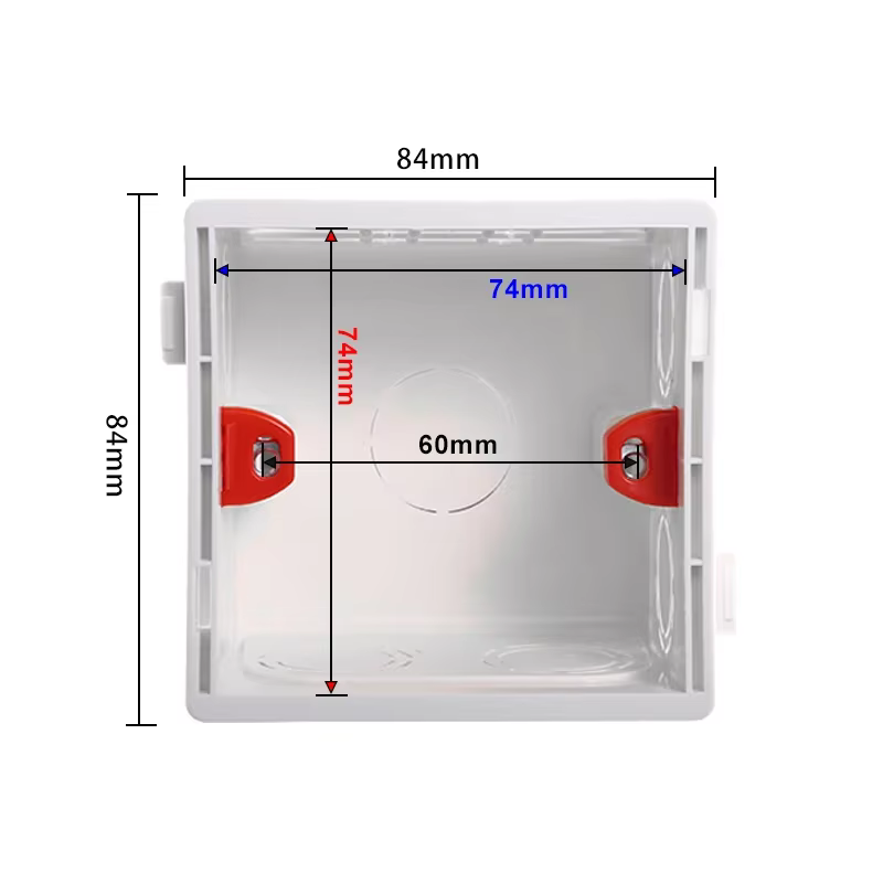 novski Russia Spain power plug, 16a grounded power socket, with USB output, 86mm * 86mm glass panel