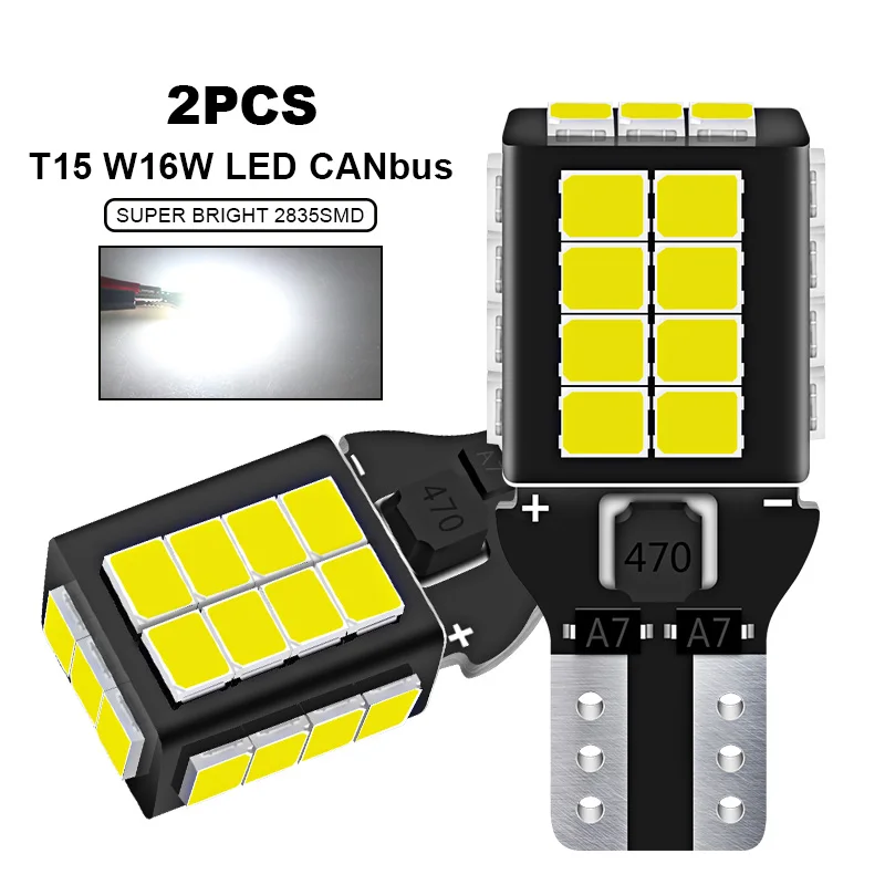 2PCS led White