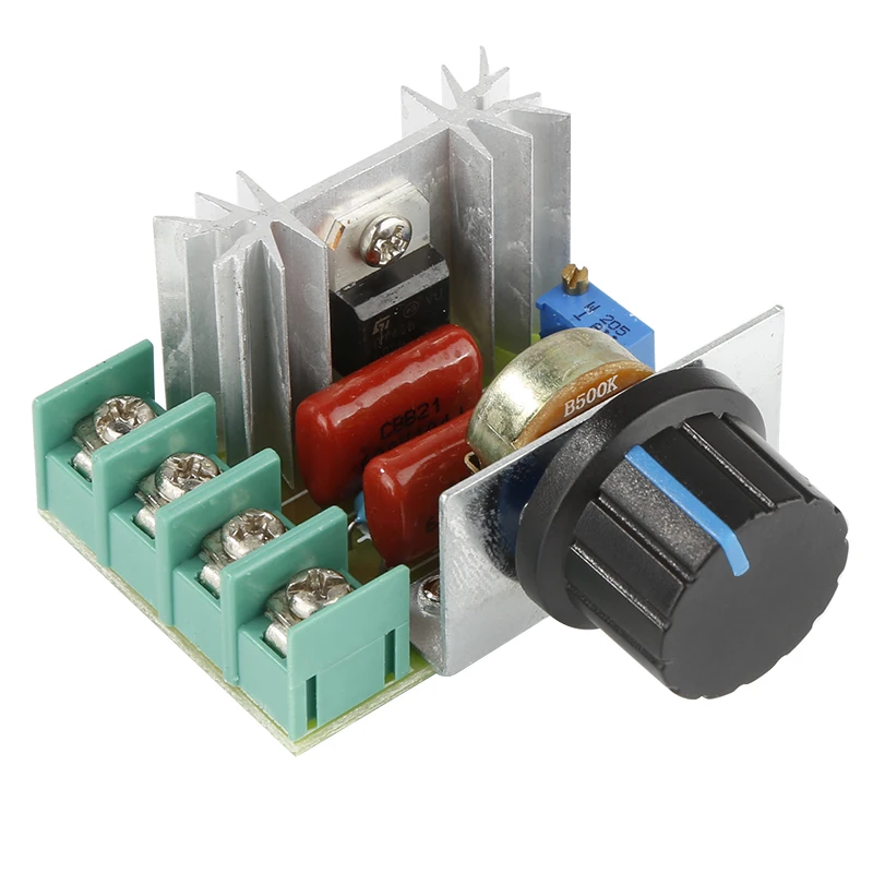 2000W 4000W Voltage Regulator AC 110V-220V SCR Adjustable Motor Speed Controller Control Dimming Dimmers Thermostat High-power