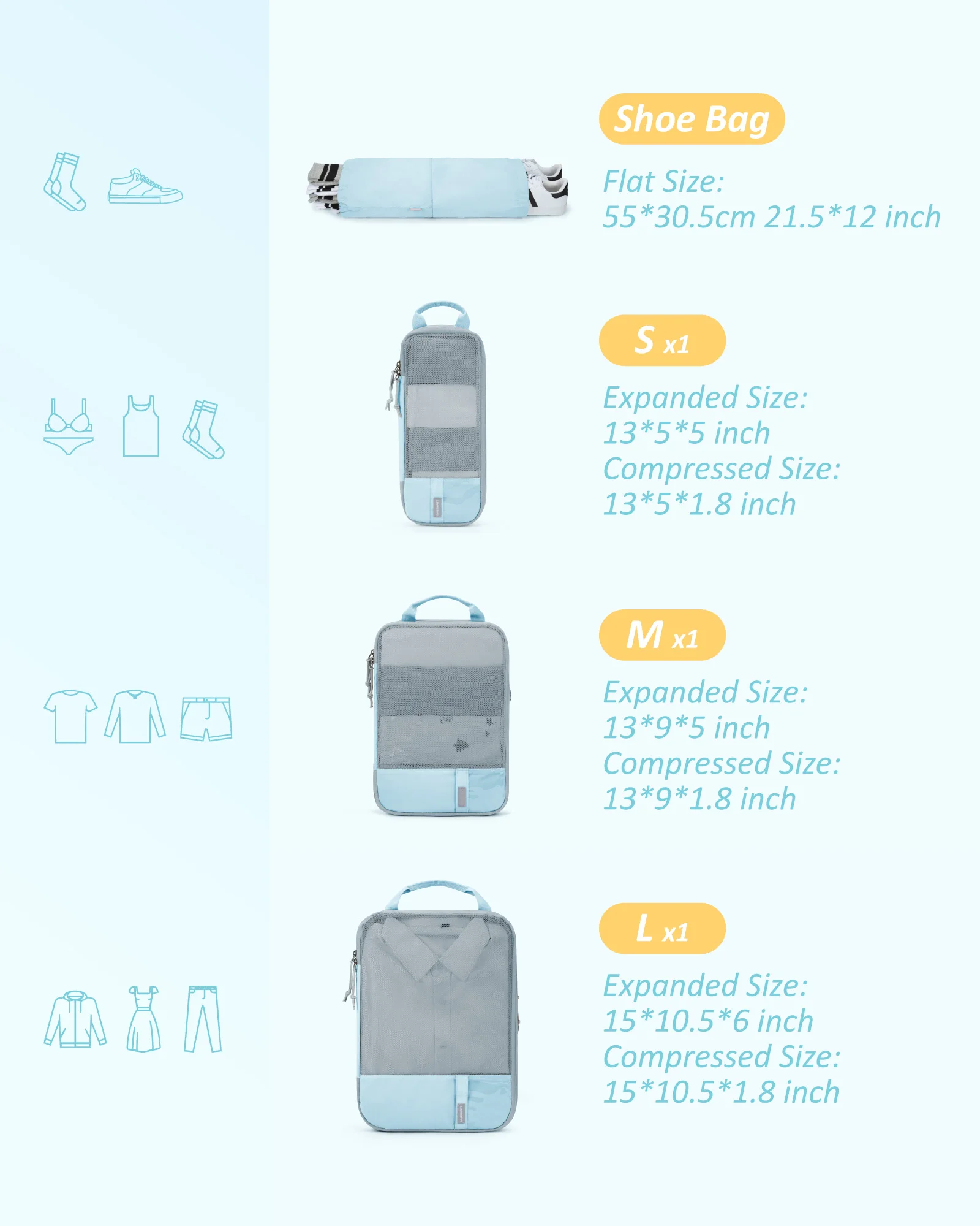 blue 4pcs