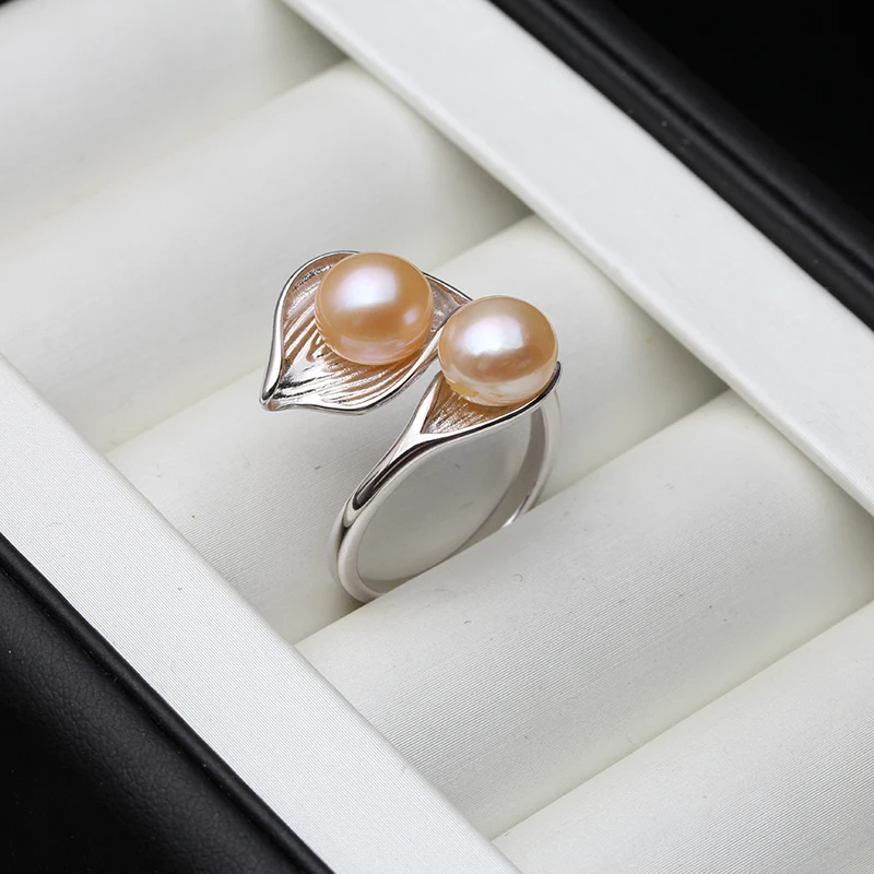 pink pearl ring