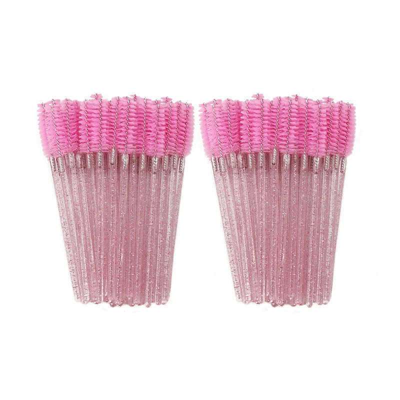 100pcs Clear Pink