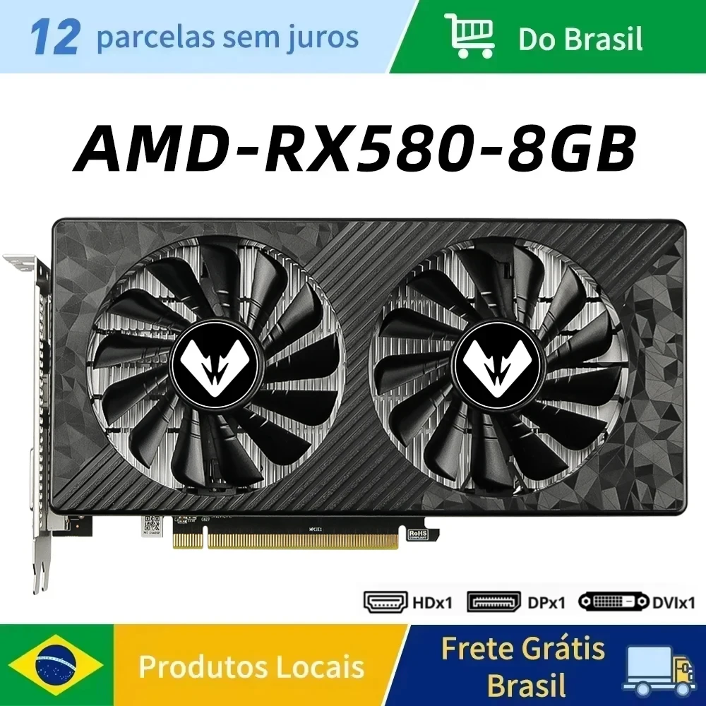 RX580 8GB-Black-6PIN