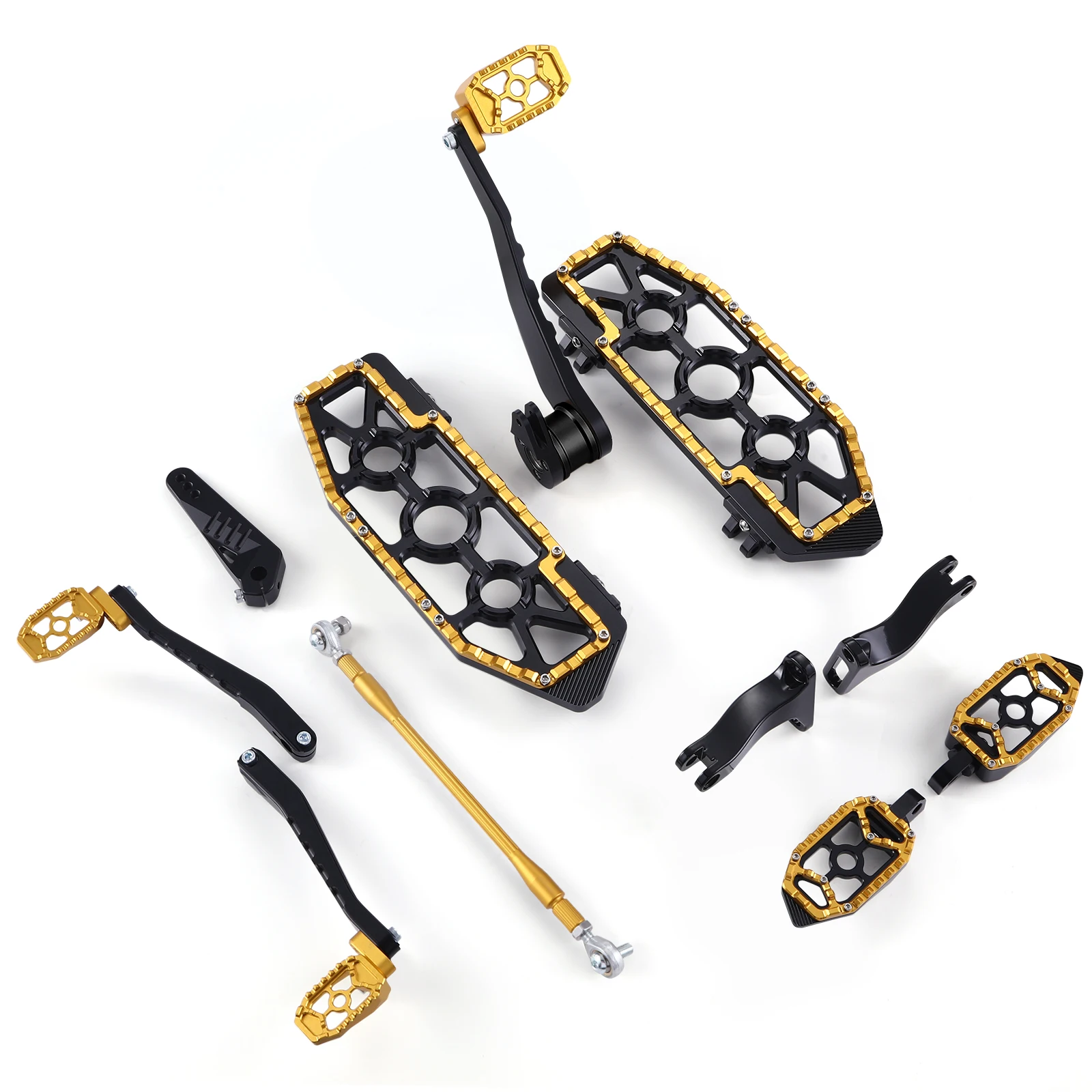 black with gold