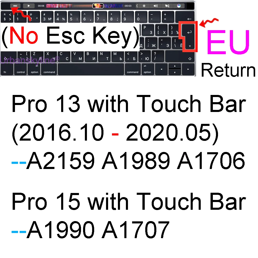 EU 13 15 Touch Bar