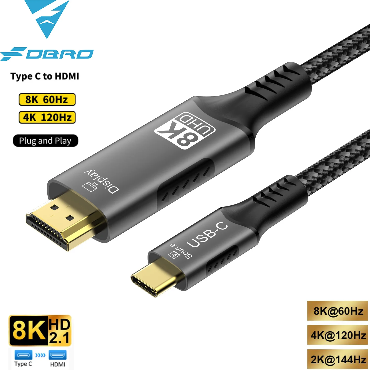8K Type-C to HDMI