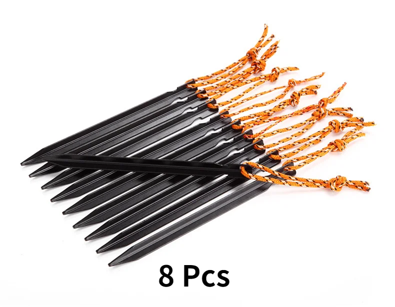 Black 8pcs