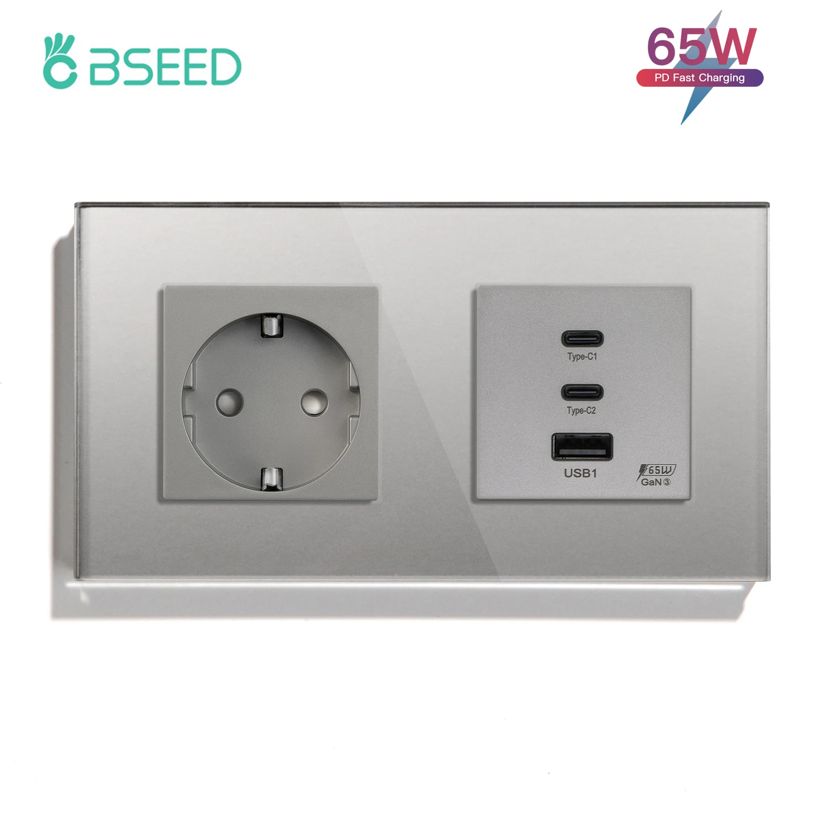 Socket and 65W Gray