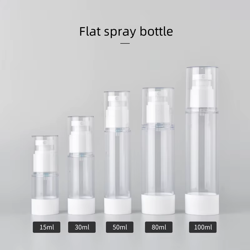 15/30/50/80/100ml AS Vacuum Clear Spray Dispenser Bottle Water Lotion Pressed Travel Empty Bottle Mini Portable Cosmetic