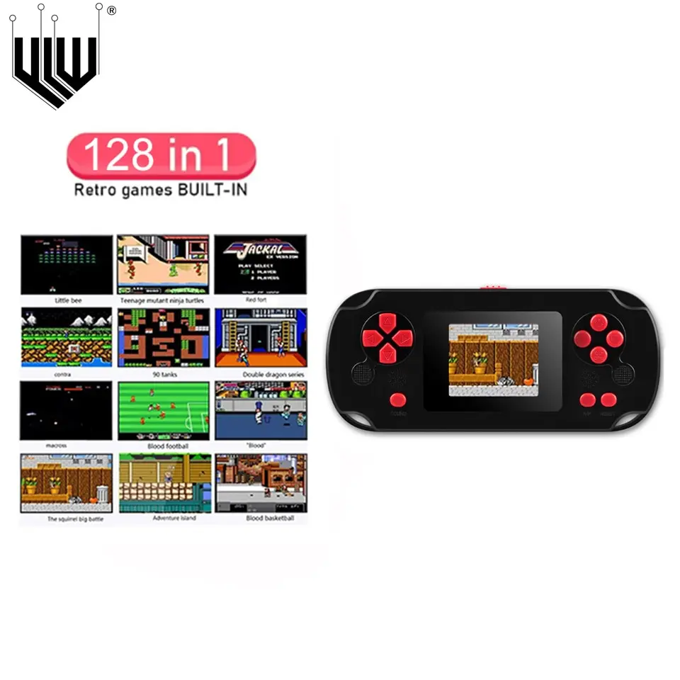 GAMINJA GC31 Retro Portable Mini Handheld Video Game Console TFT Color Screen Kids Game Player Built in 8Bit Games