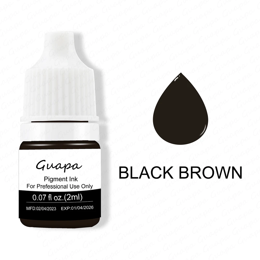 2ml/Bottle Permanent Makeup Machine Use Liquid Microblading Pigment Paint Tattoo Ink Tattoo Supply For Eyebrows Eyeliner Lip