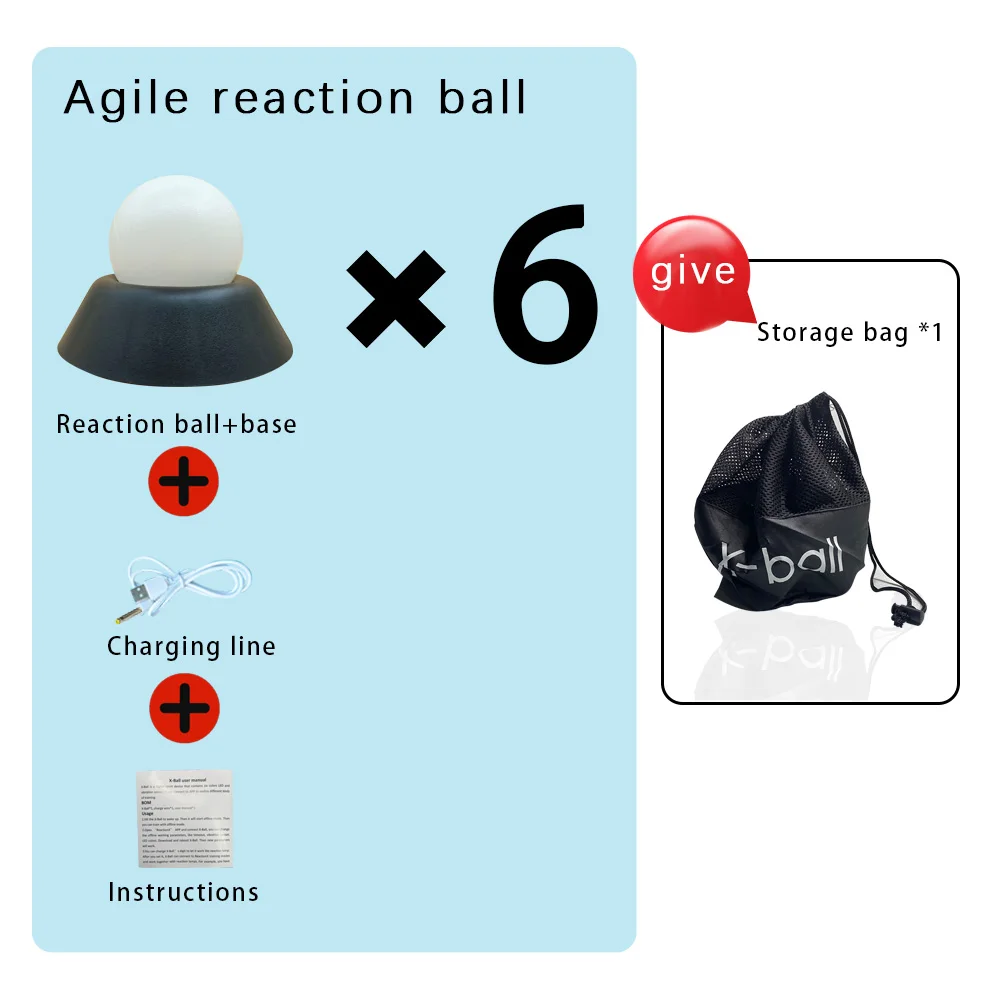 6 ball and 6 base