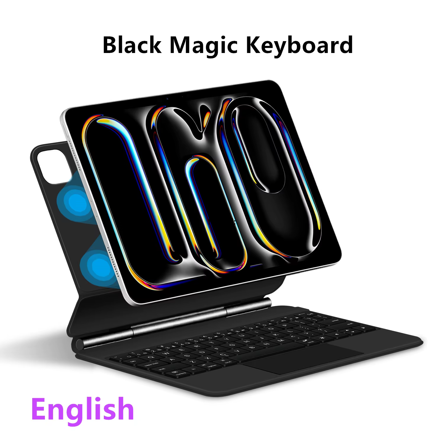 Backlight Magic Keyboard For iPad Pro 13 2024 iPad Pro 13 (M4) 13" Smart Case Portuguese Spanish Hebrew Arabic German keyboard