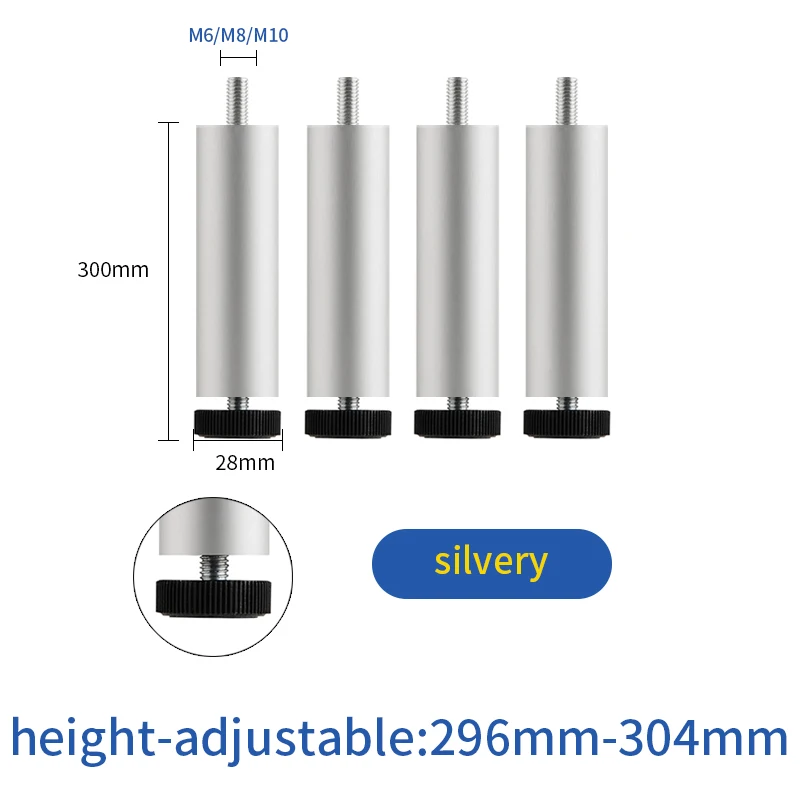 Silver30cm M6 M8 M10