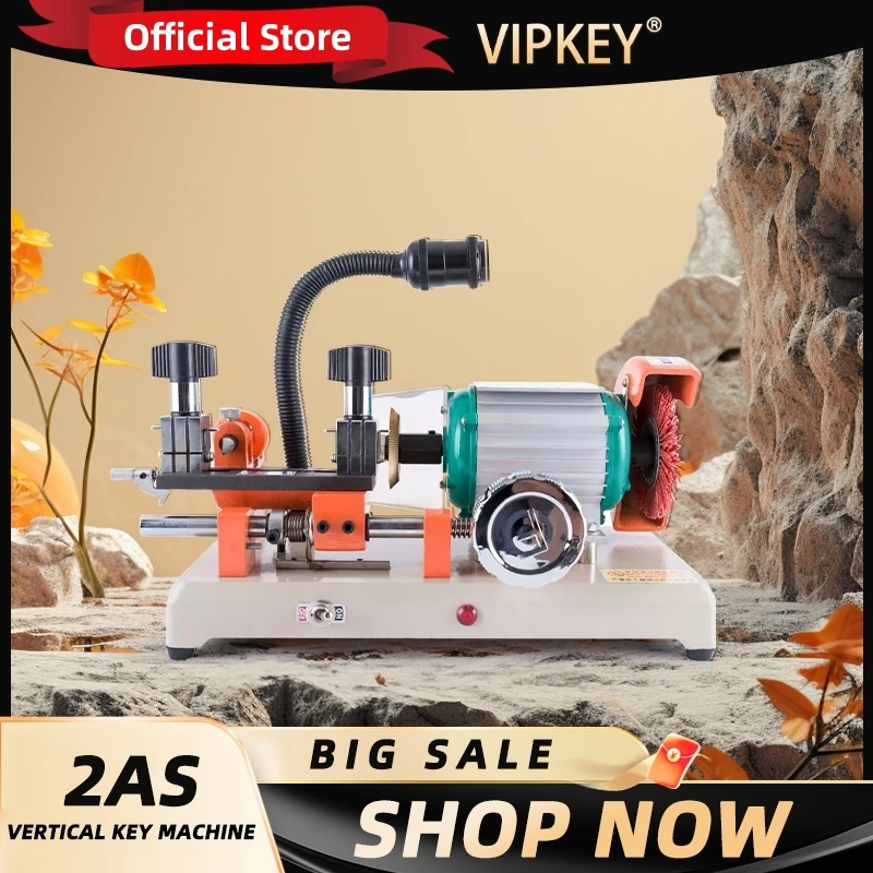 DEFU 2AS Car And House Key Cutting Machine Horizontal Key Cutter 220V/110V Key Duplicating Machine Locksmith Tools