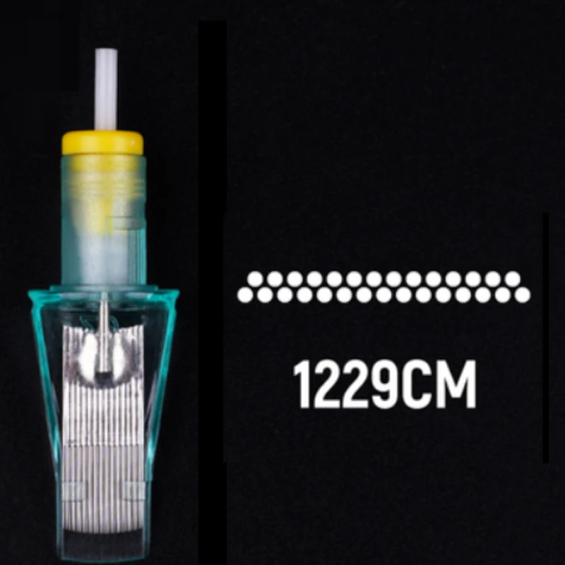 5/10Pcs High Quality Large Row Needles Stainless Steel Sterilized Tattoo Needles Cartridge For Big Pattern And Shadow Coloring