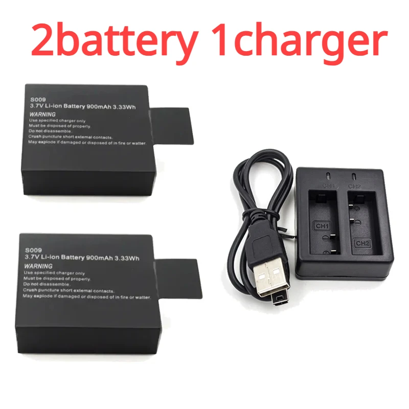 2battery 1charger