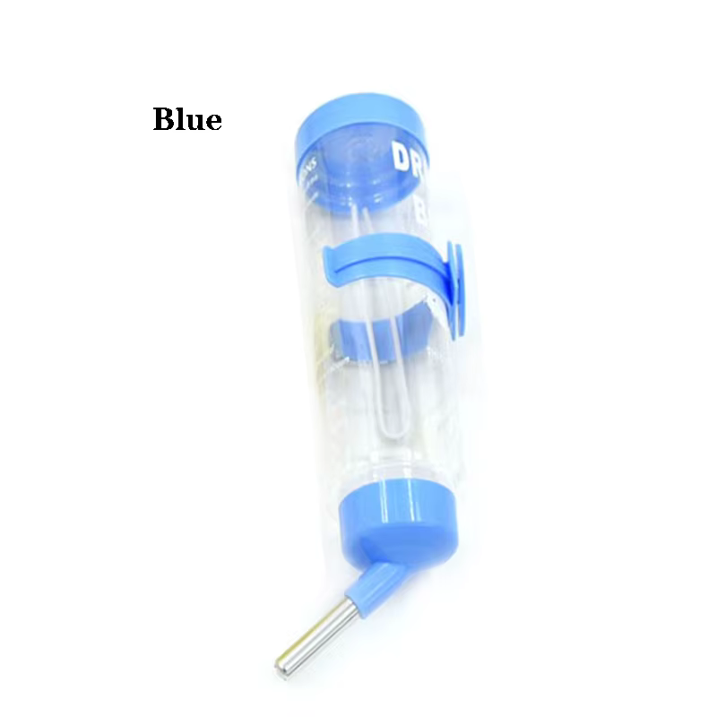 250ml Hamster Drinker Plastic Water Bottle Dispenser Feeder Hanging Pet Guinea Squirrel Rabbit Dog Drinking Head Pipe Fountain