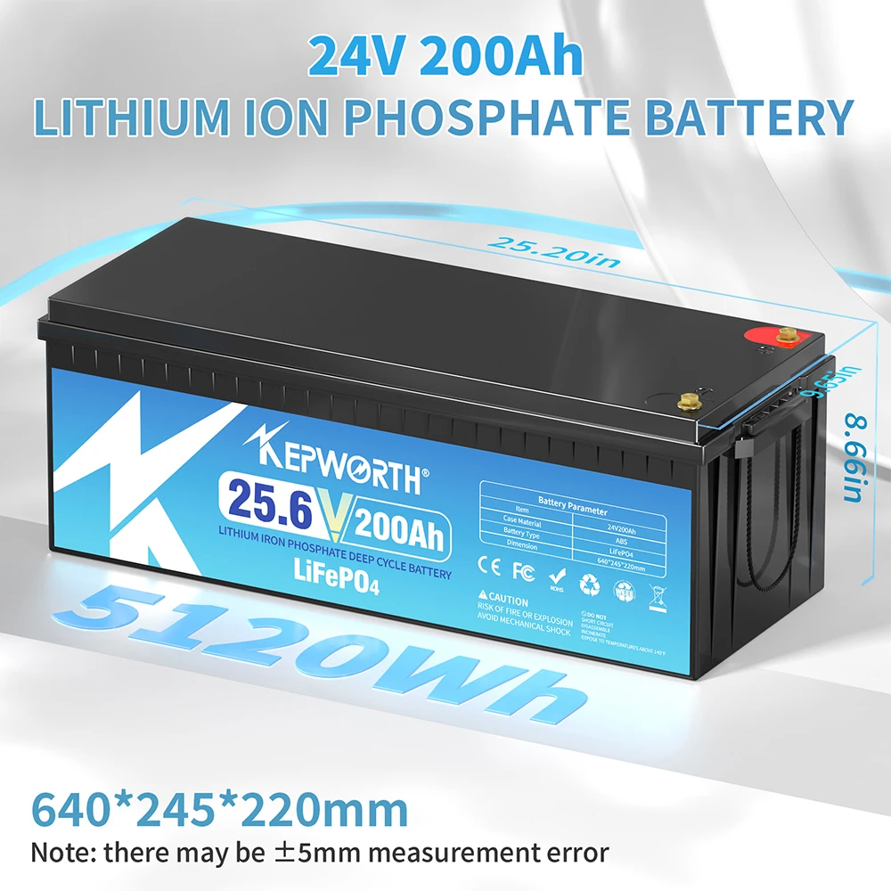 24V 200Ah