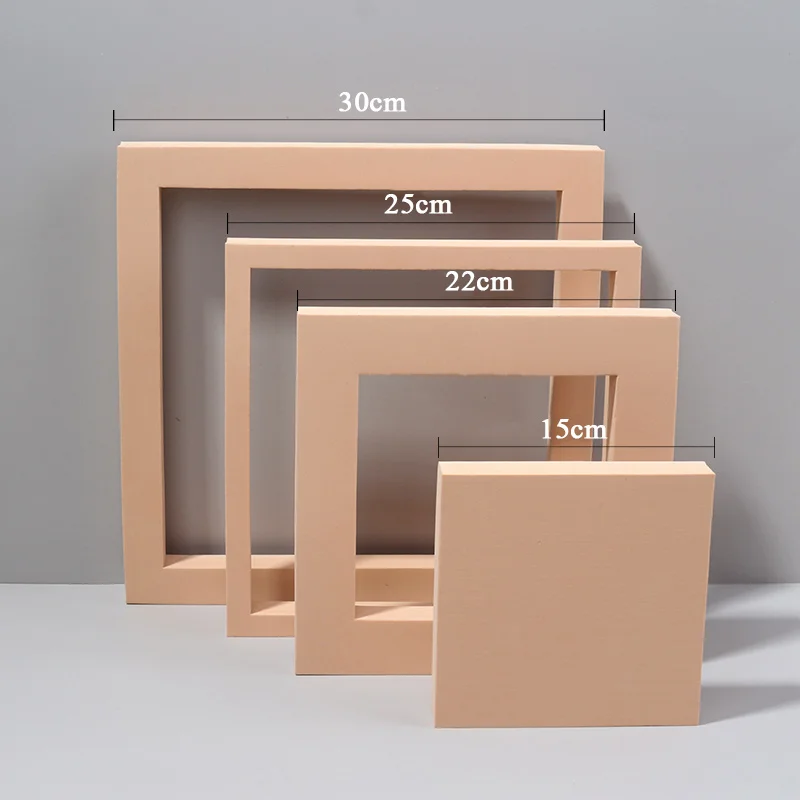 Beige square 4 pcs