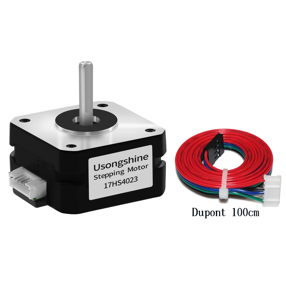 Nema17 Stepper Motor 23/34/38/48/60mm Hybrid 42BYGH 17HS4401 2-phase 4-wire For 3D Printer/Laser Engraver/CNC Engraving Machine