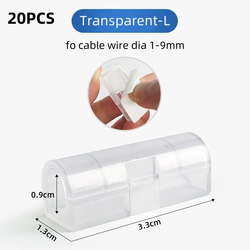 20PCS Transparent -L