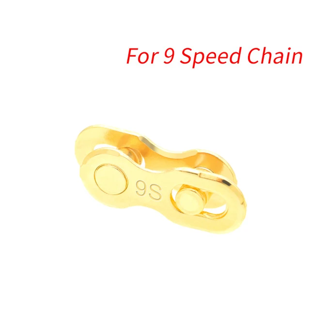 1pair 9 Speed Gold