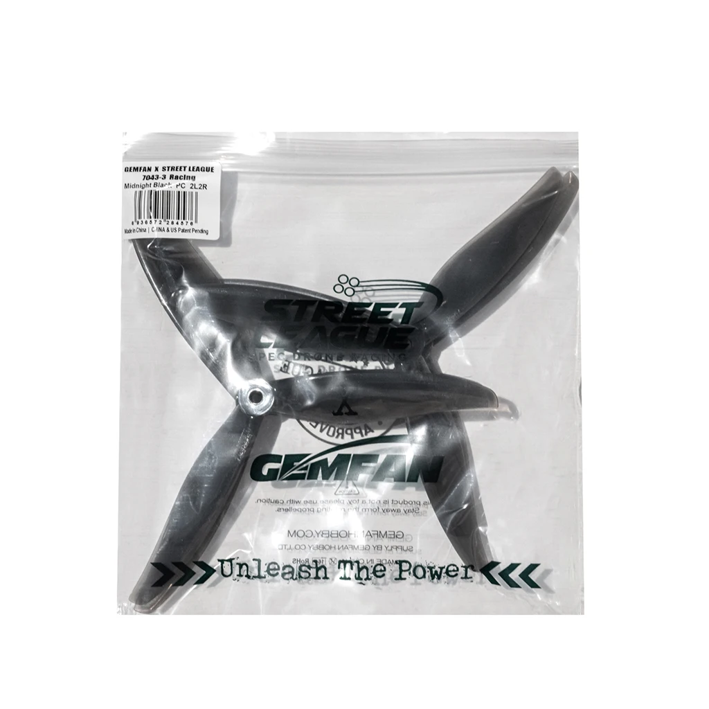 Gemfan 7043 X Street League 7043-3 Racing 7X4.3X3 3-Blades Propeller for FPV Freestyle 7inch Long Range Drones