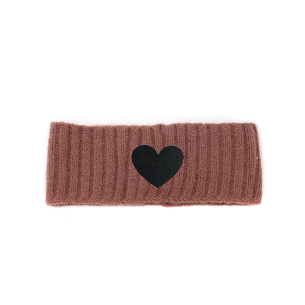 Brown-blk heart PU