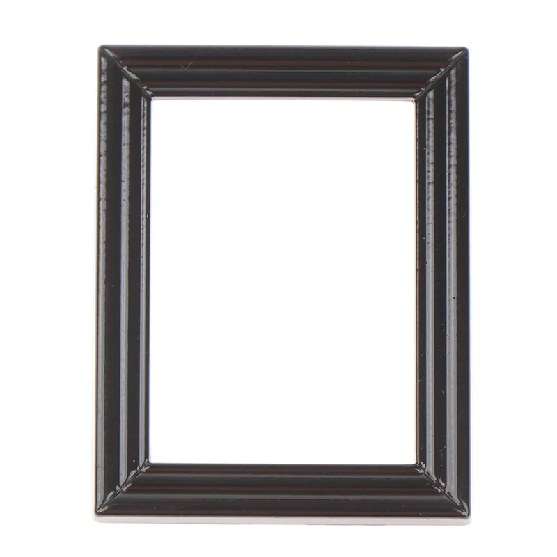 3.6*4.8CM 1/12 Retro Photo Frames Mirror Dollhouse Miniature Accessories Frames Photo Border Picture Frame Model Decor