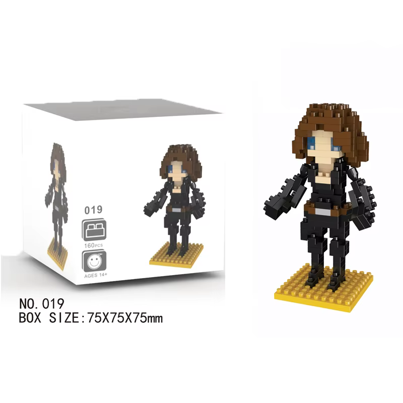 Classic Movie Action Figure Builidng Blocks Toys Batman Iron Man Spiderman Mini Bricks Small Particles Assembled Blocks Sets