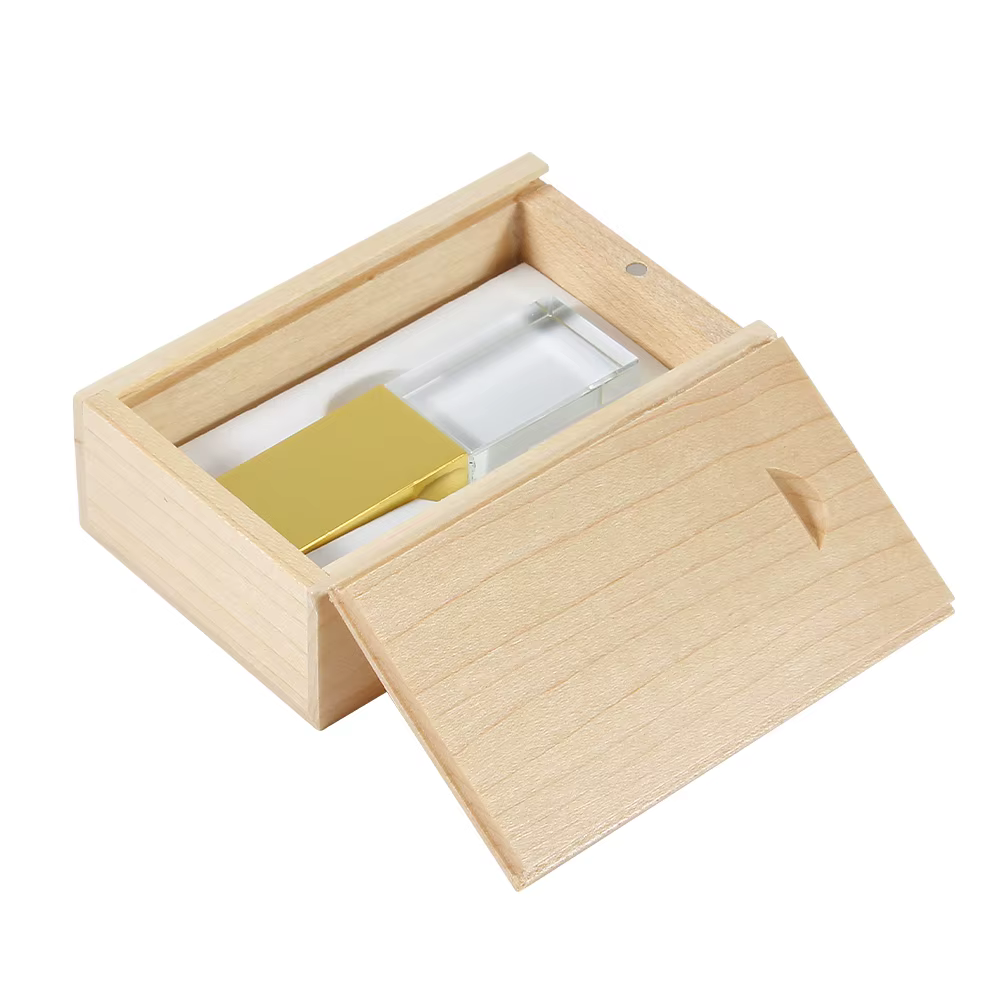 Gold with maple box