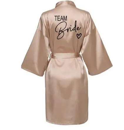 TEAM Bride champagne