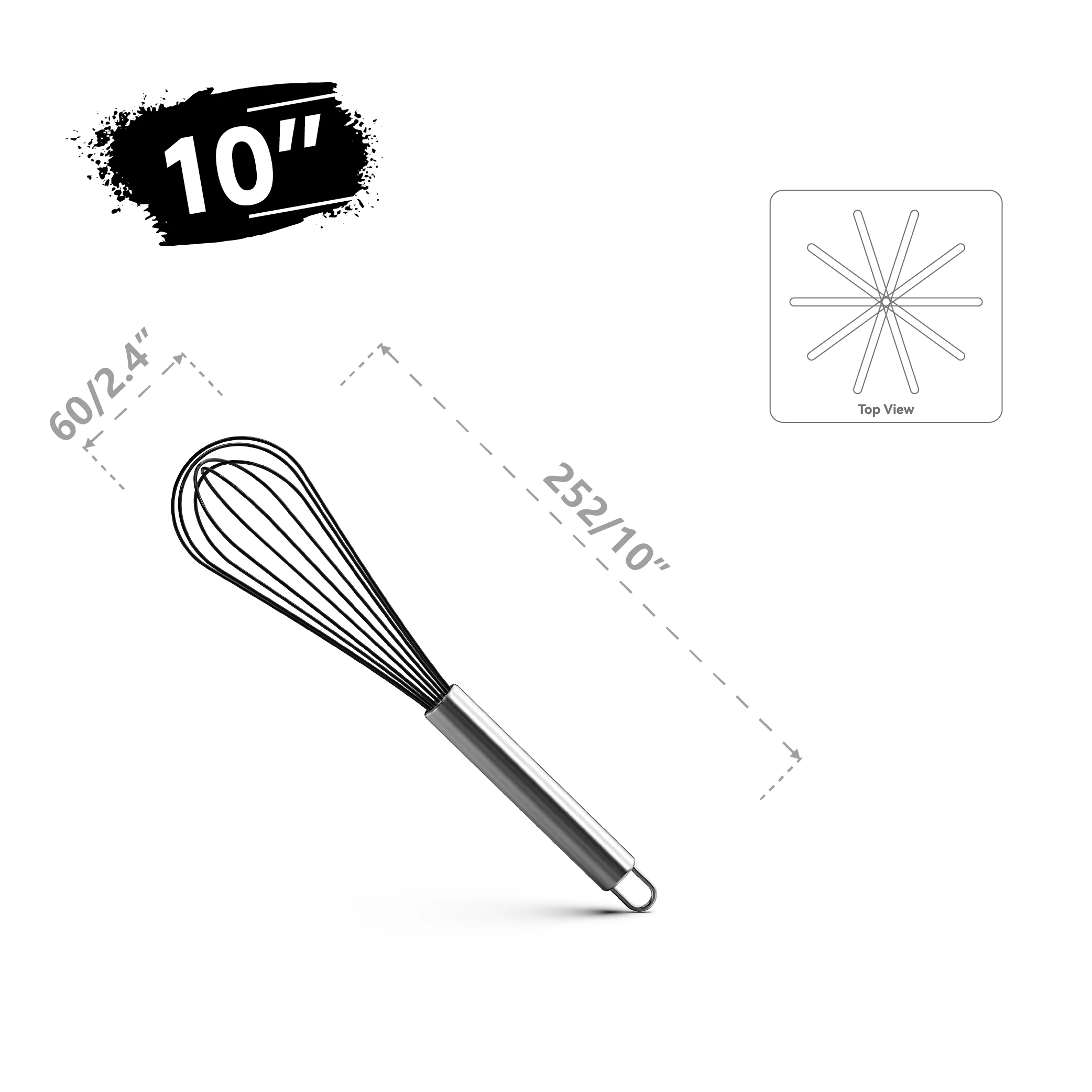 10 Inch Black