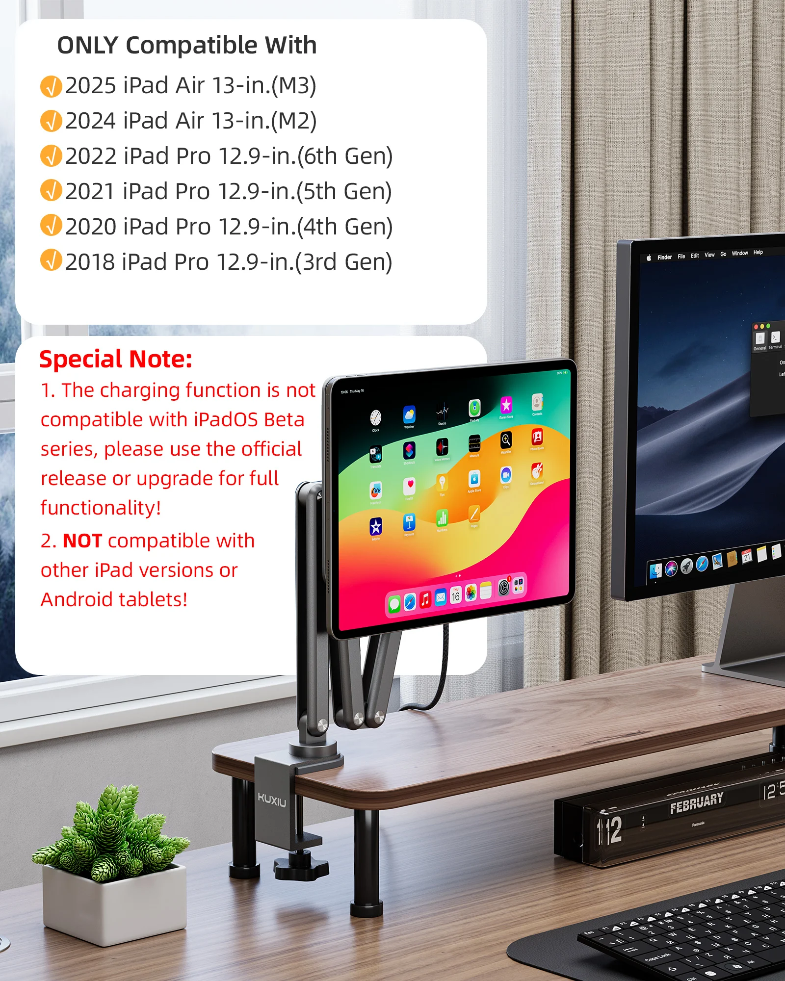 For 12.9in iPad.M2M3