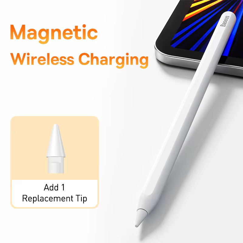 Baseus 3rd Gen Stylus Pens for iPad 2018-2022 Apple Pencil Bluetooth Magnetic Wireless Charging Tilt Sensitive Palm Rejection