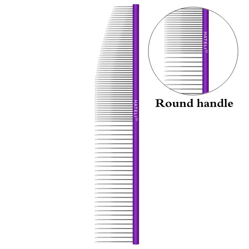 Purple round handle