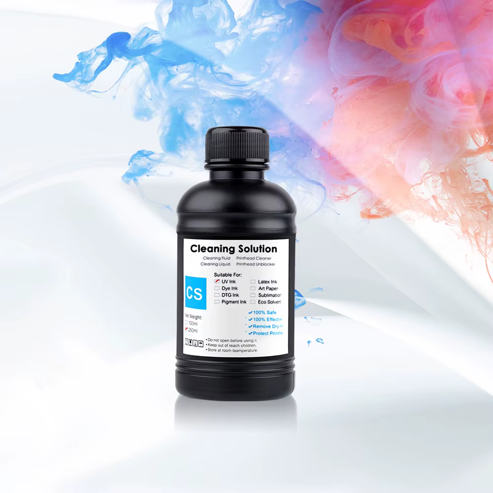 250ML UV Ink Cleaning Liquid for Epson Roland for Mimaki for Mutoh Ricoh Printhead and Tube Cleaner Solution Fluid