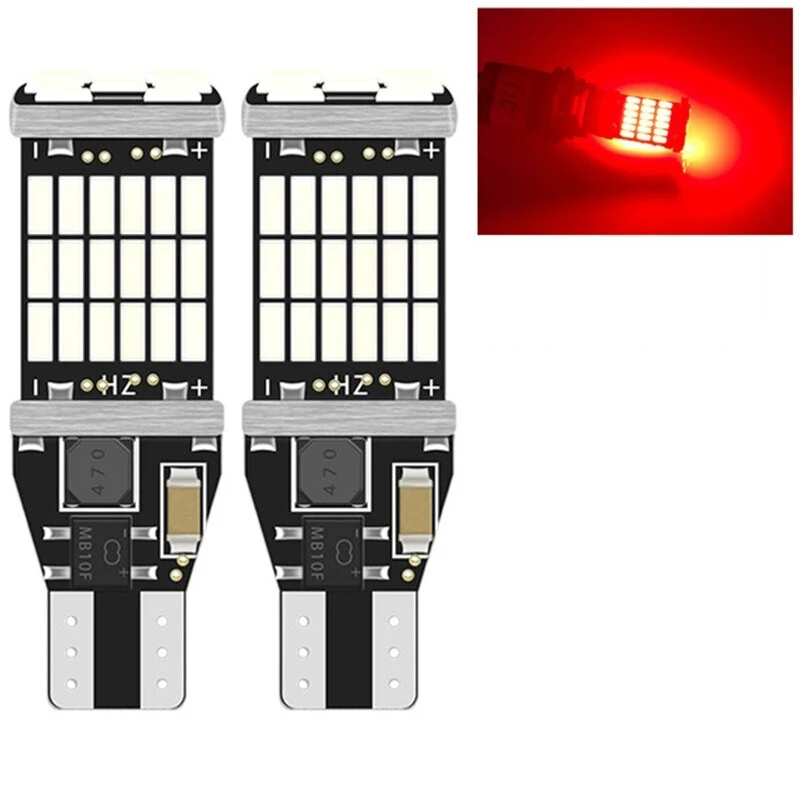 2PCS Red T15 W16W