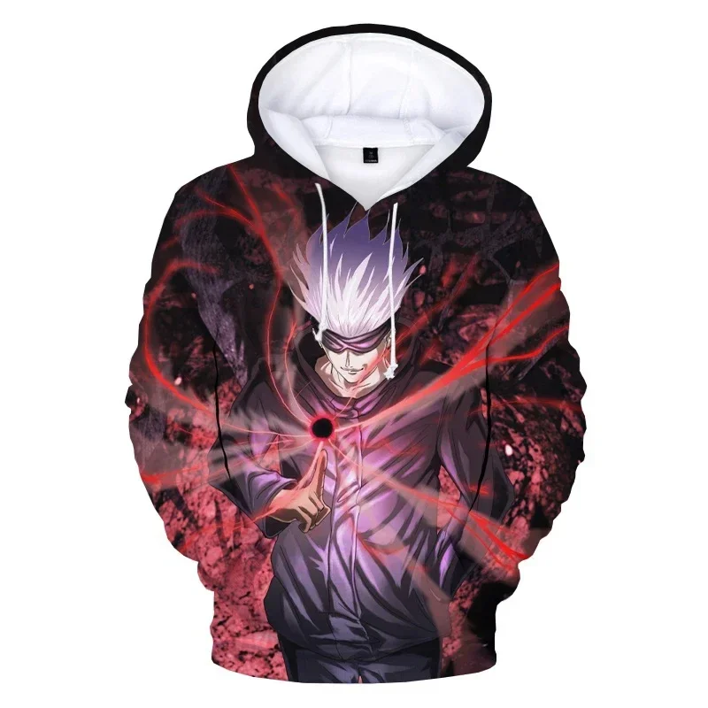 3D Print Anime Jujutsu Kaisen Hoodies Sweatshirts Men/Women 2023 Newest Fashion Streetwear Autumn Winter Plus Size Clothes Coat